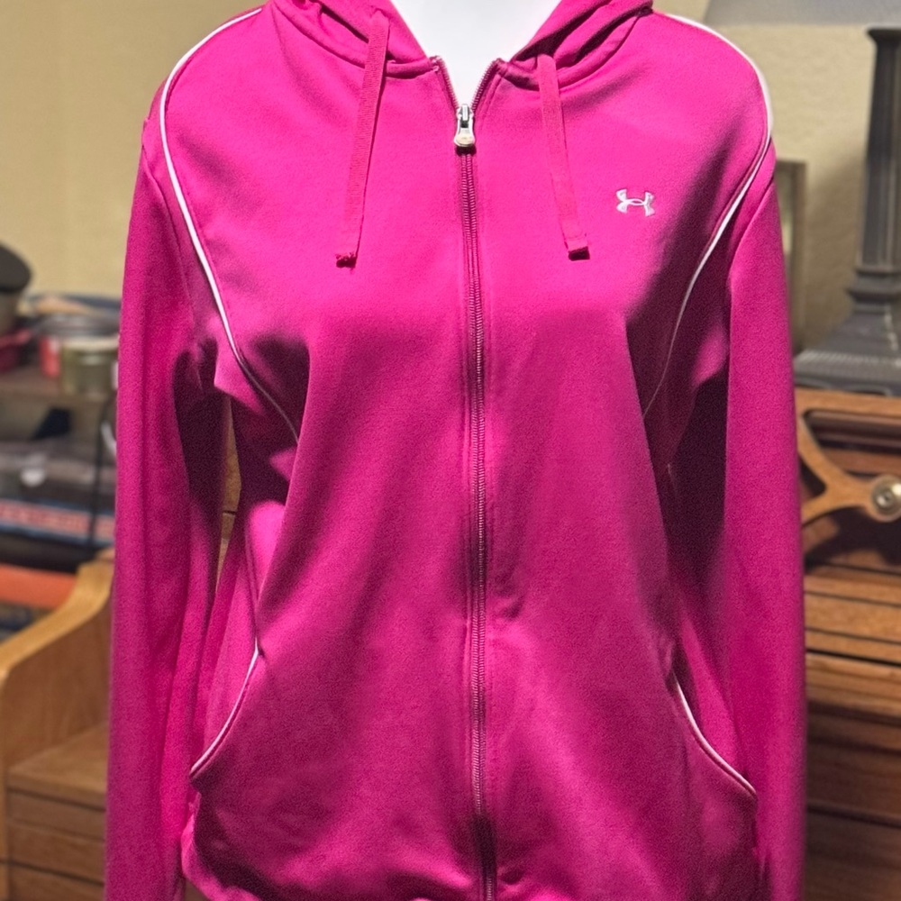 LG Under Armour Women's Fuchsia Hoodie